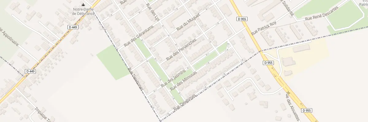 Plan du 142 Rue des Pervenches à Denain
