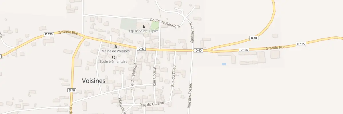 Plan du 2 Rue du Tilleul à Voisines