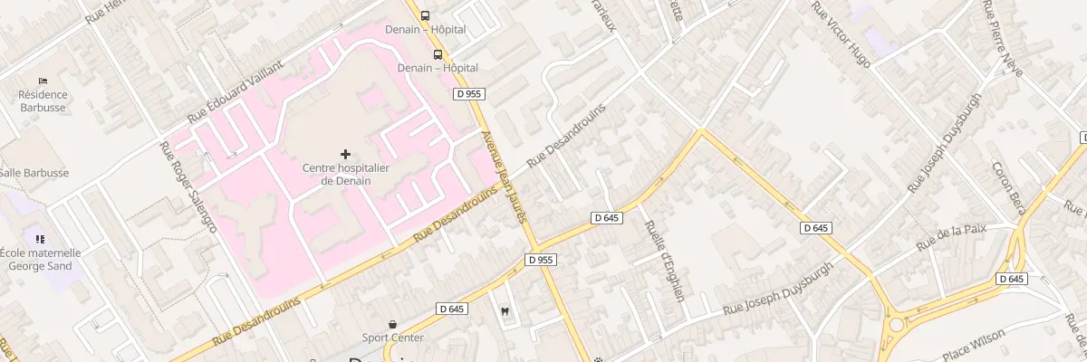 Plan du 464 Rue Désandrouins à Denain
