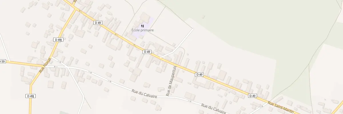 Plan du 33 Rue Saint Martin à Fontaine-Fourches