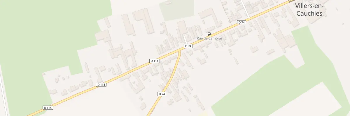 Plan du 2 Rue d’Avesnes les Aubert à Villers-en-Cauchies