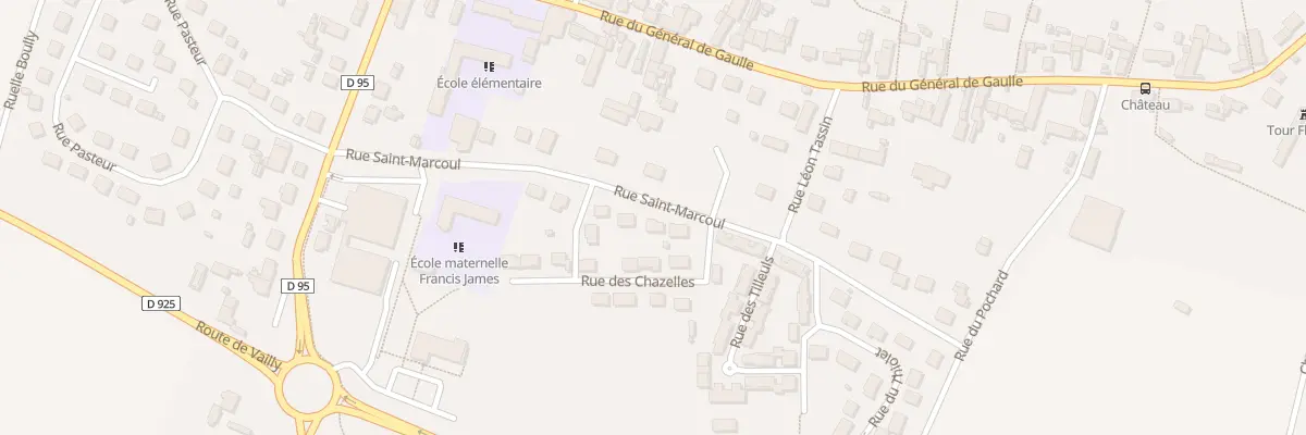 Plan du 16 Rue St Marcoul à Saconin-et-Breuil