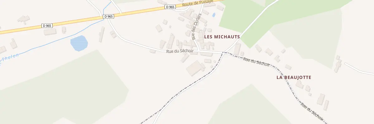 Plan du 258 Les Michauts à Pourrain