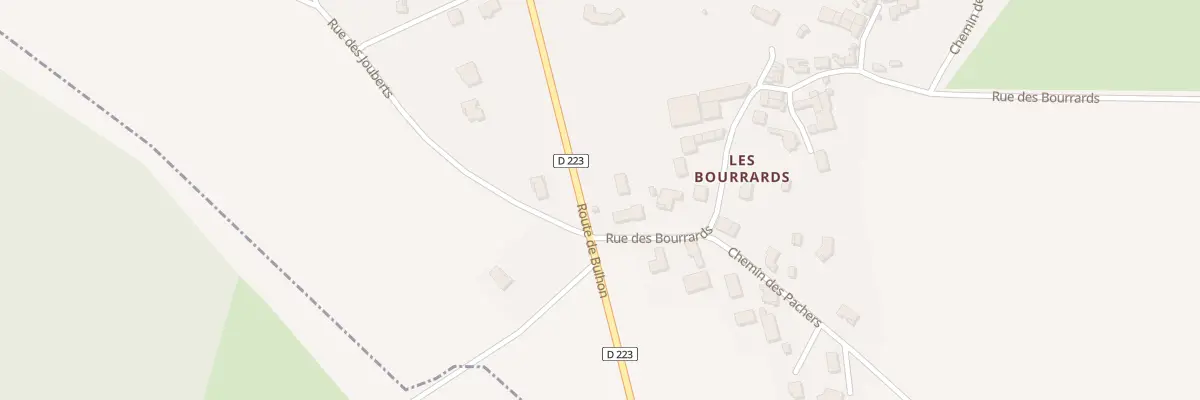 Plan du 5259 Les Bourrards à Bulhon