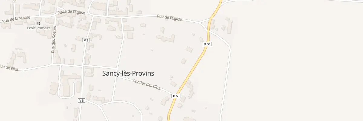 Plan du 4 Rue de Villiers St Georges à Sancy-lès-Provins