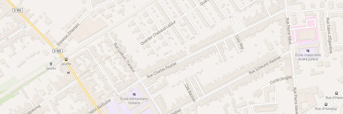 Plan du 33 Rue Charles Fourier à Denain