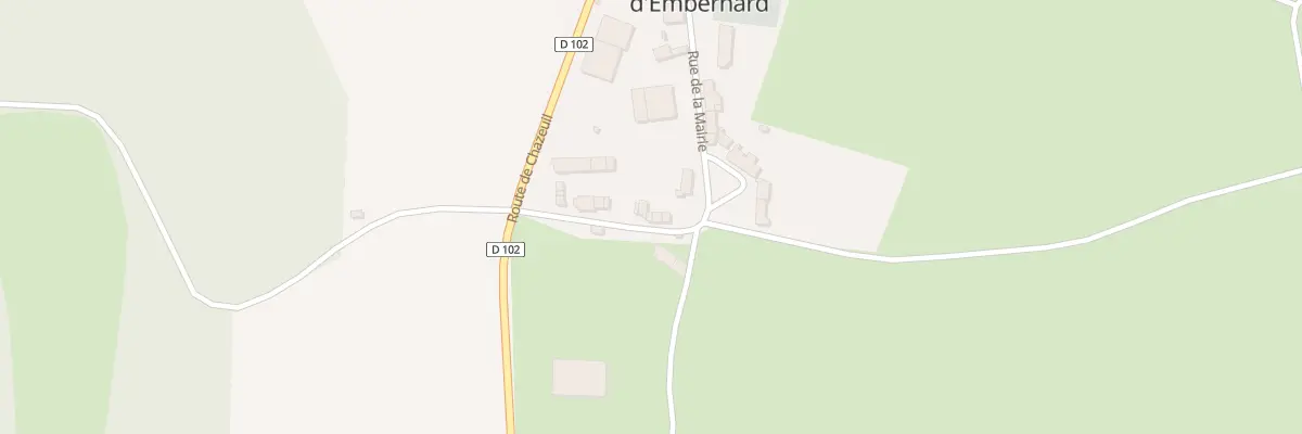 Plan du 10 Rue de la Mairie à Corvol-d’Embernard