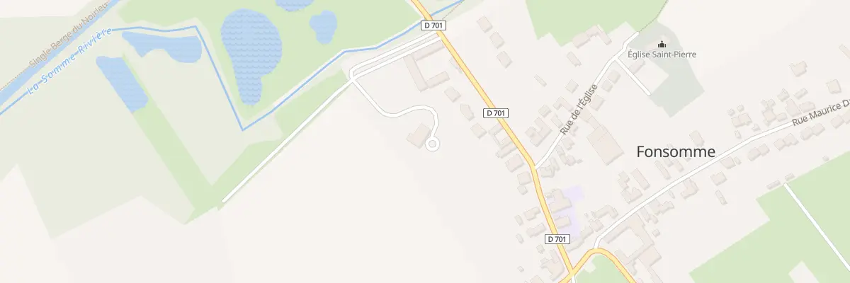 Plan du 23 Rue Emile Falentin à Fonsomme