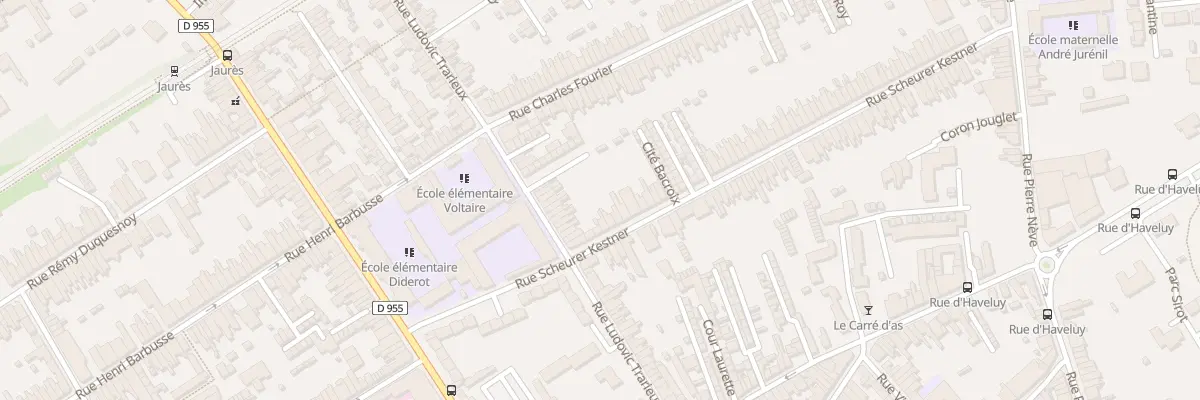 Plan du 9 Rue Scheurer Kestner à Denain