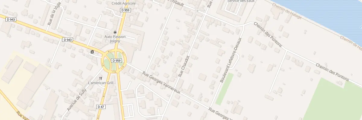 Plan du 26 Rue Chaudot à Joigny