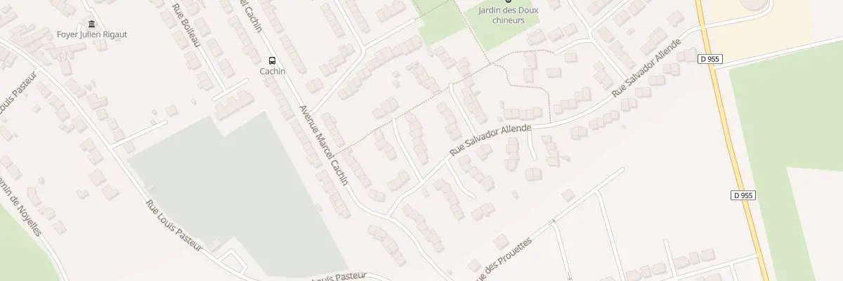Plan du 27 Rue Salvador Allende à Douchy-les-Mines