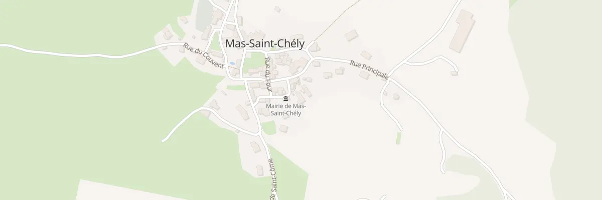 Plan du 5096 Mas Saint Chely Village à Mas-Saint-Chély