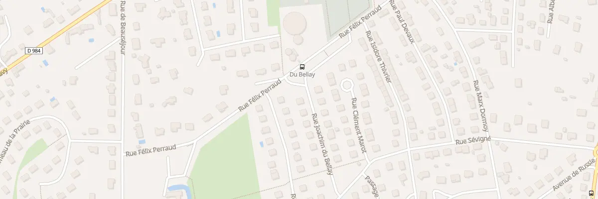 Plan du 13 Rue Joachim du Bellay à Bellerive-sur-Allier