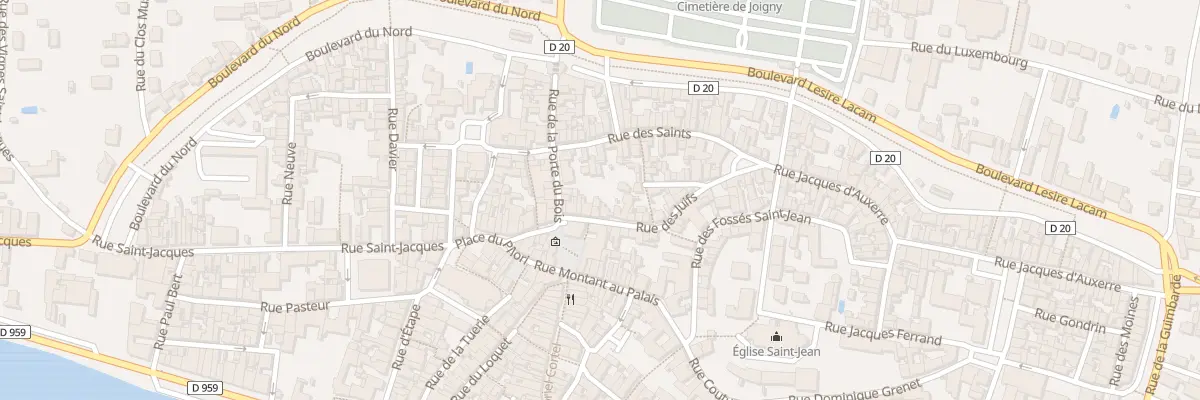 Plan du 7B Rue des Juifs à Joigny