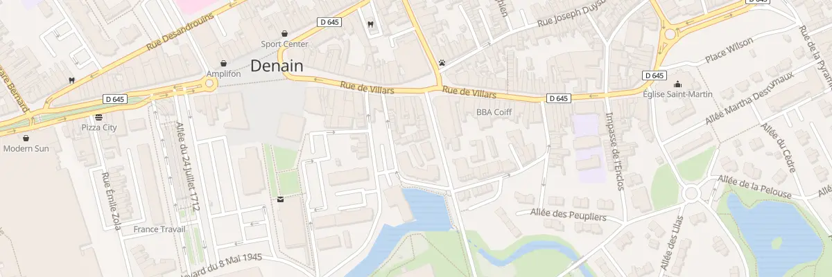 Plan du 51T Rue Marcel Fontaine à Denain