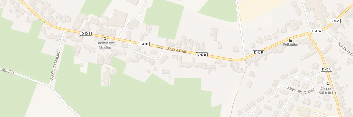 Plan du 78A Rue Jules Guesde à Hasnon
