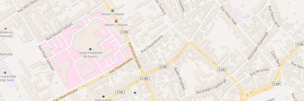 Plan du 486B Rue Désandrouins à Denain