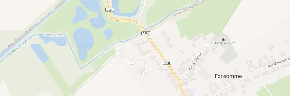 Plan du 21 Rue Emile Falentin à Fonsomme