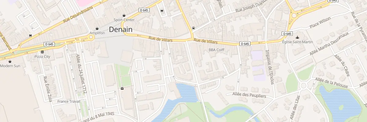 Plan du 51B Rue Marcel Fontaine à Denain