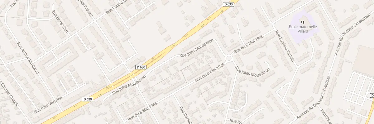 Plan du 43 Rue Jules Mousseron à Douchy-les-Mines