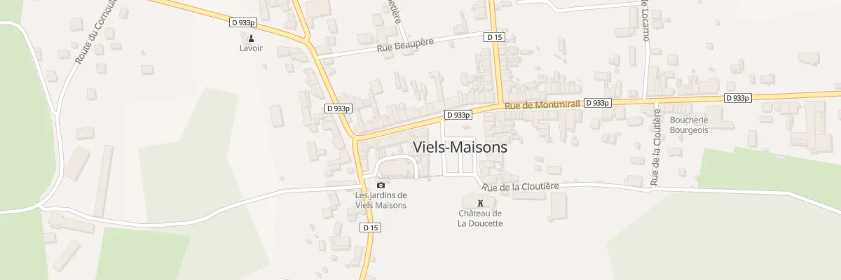 Plan du 3 Pl du Marché à Viels-Maisons