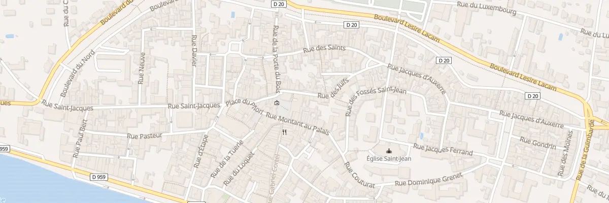 Plan du 10 Rue des Juifs à Joigny