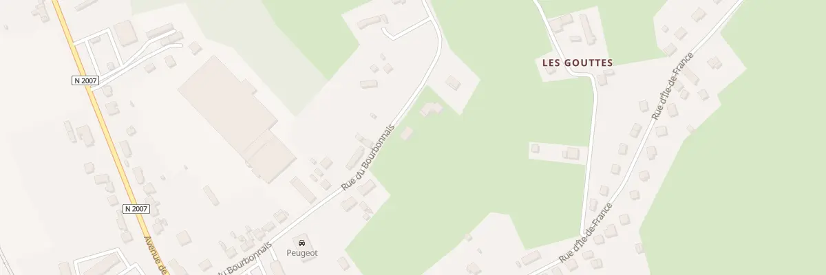 Plan du 9004 Rue du Bourbonnais à Varennes-sur-Allier