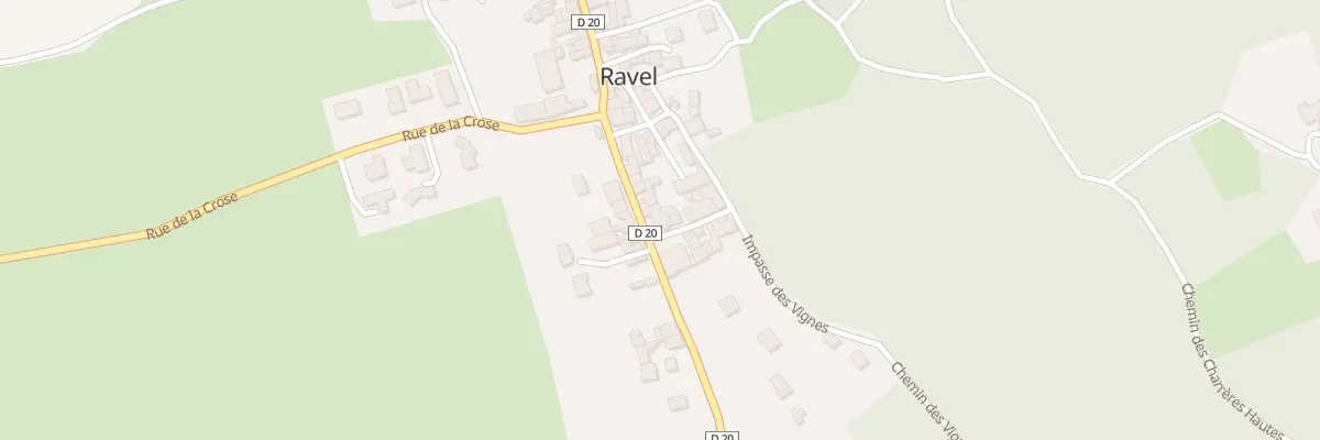 Plan du 16 Rue du Couderc à Ravel