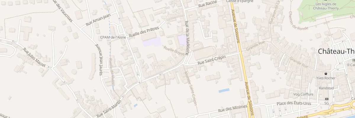 Plan du 5 Rue Saint-martin à Château-Thierry