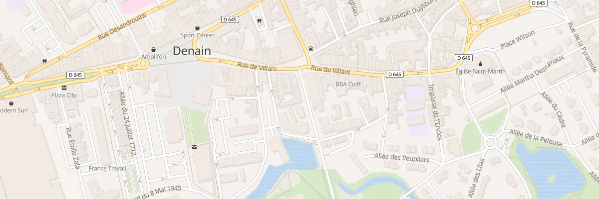 Plan du 55 Rue Marcel Fontaine à Denain