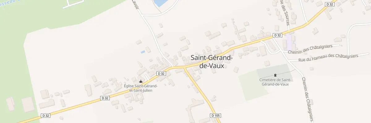 Plan du 38 Rue des Acacias à Saint-Gérand-de-Vaux
