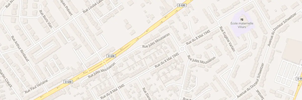 Plan du 45 Rue Jules Mousseron à Douchy-les-Mines