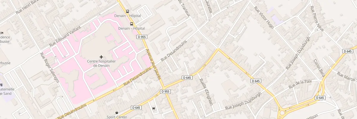 Plan du 494 Rue Désandrouins à Denain