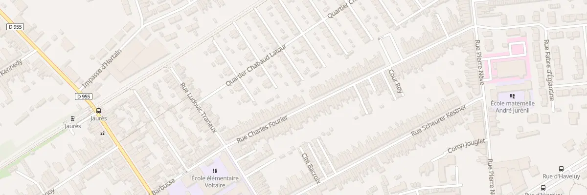 Plan du 43 Rue Charles Fourier à Denain