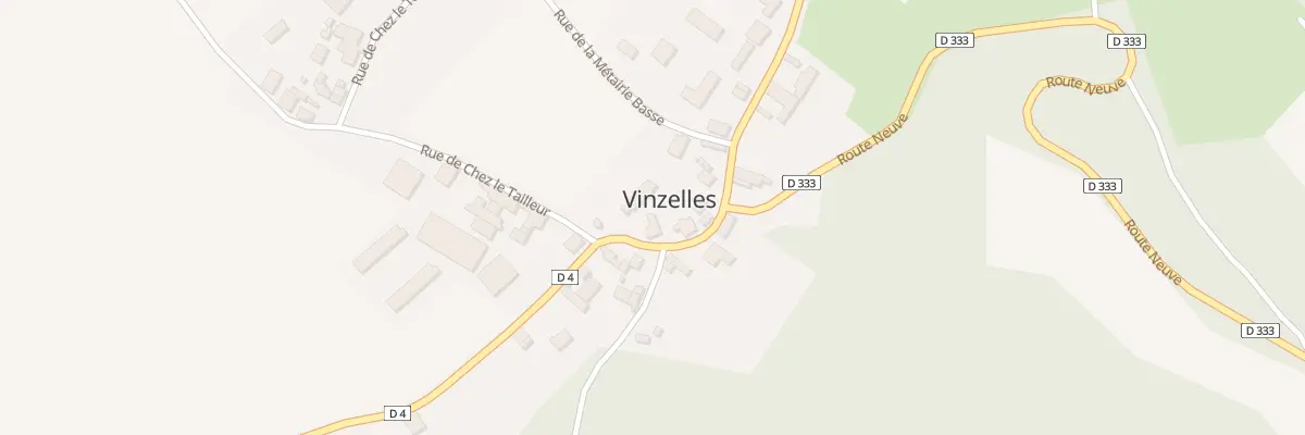 Plan du 1 Rue de la Mairie à Vinzelles