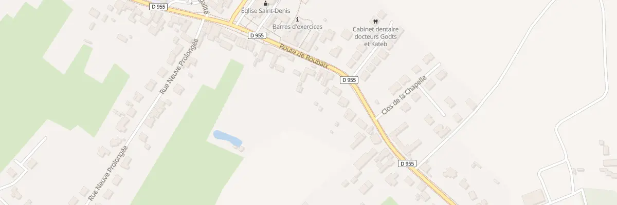Plan du 1511 Rte de Roubaix à Lecelles