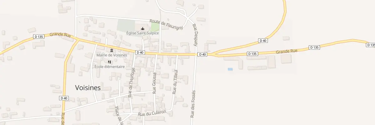 Plan du 42 Gr Grande Rue à Voisines