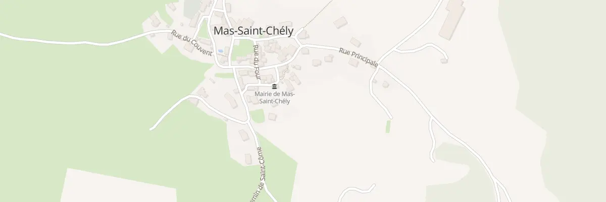 Plan du 5978 Mas Saint Chely Village à Mas-Saint-Chély