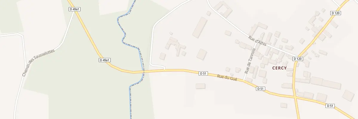 Plan du 26 Rue du Gue à Gumery
