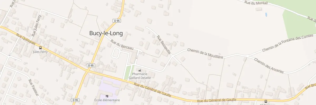 Plan du 9 Rue Besseville à Bucy-le-Long