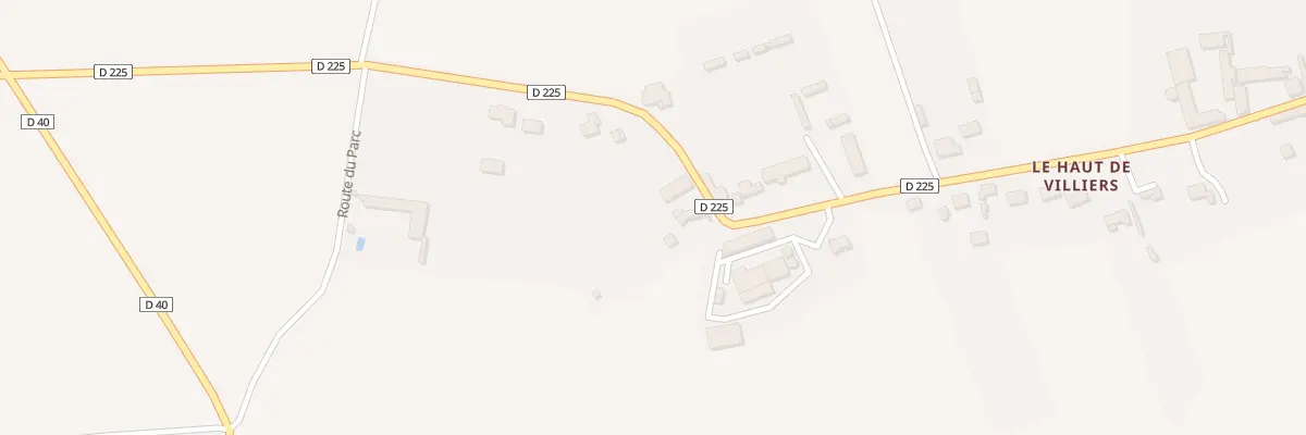 Plan du 6 Rte des Clérimois à Villiers-Louis