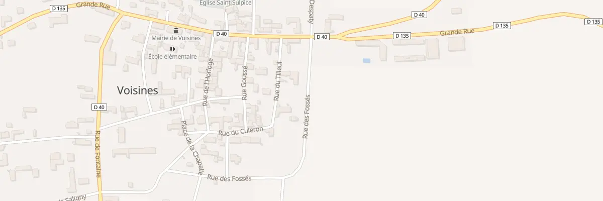 Plan du 7 Rue du Tilleul à Voisines