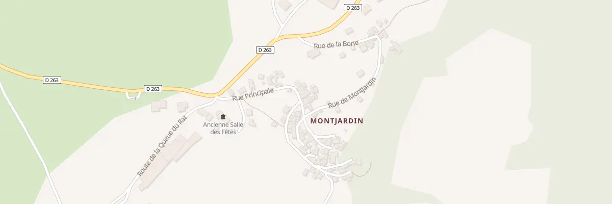 Plan du 5190 Montjardin à Lanuéjols