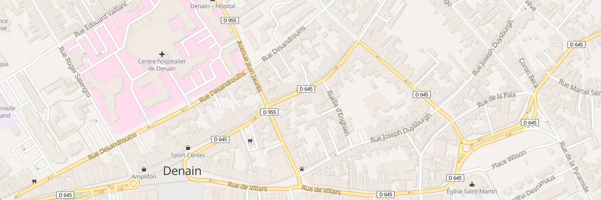 Plan du 34 Rue du Maréchal Leclerc à Denain