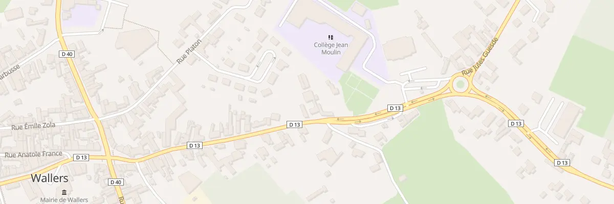 Plan du 35 Rue Henri Durre à Wallers