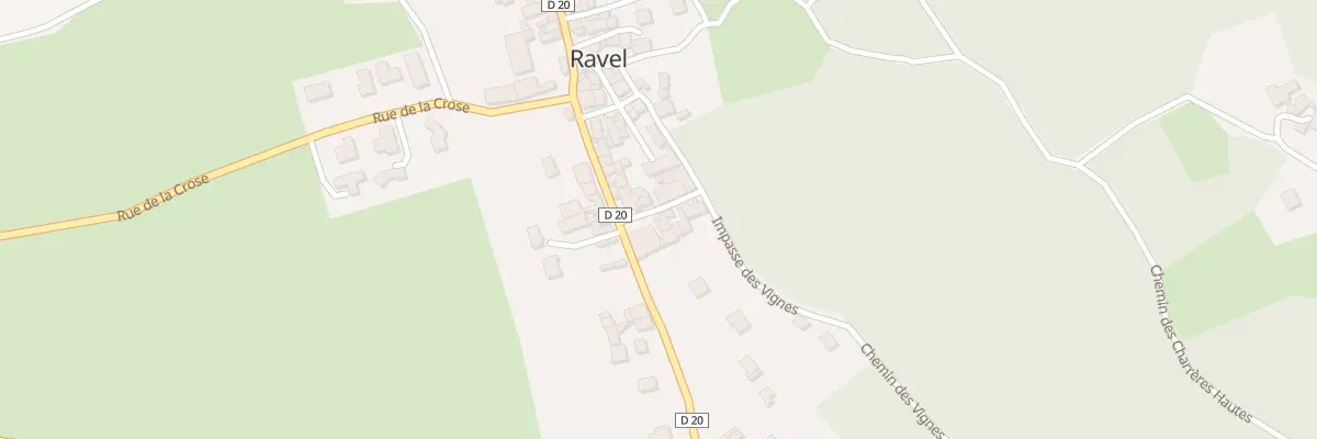 Plan du 11 Rue du Couderc à Ravel
