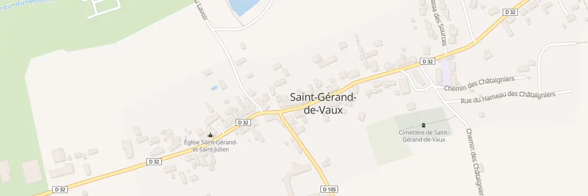 Plan du 34 Rue des Acacias à Saint-Gérand-de-Vaux