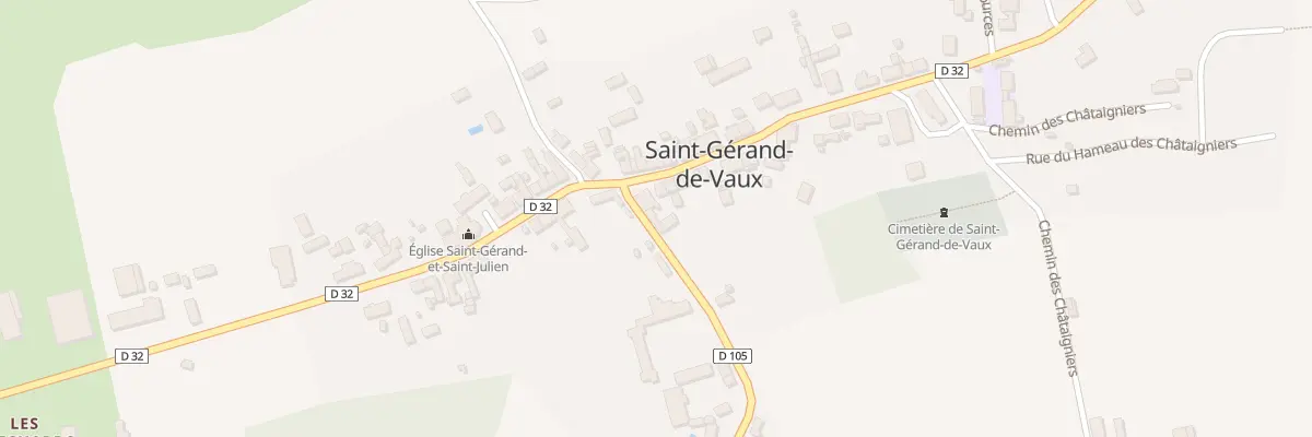 Plan du 1 Rue du Château à Saint-Gérand-de-Vaux