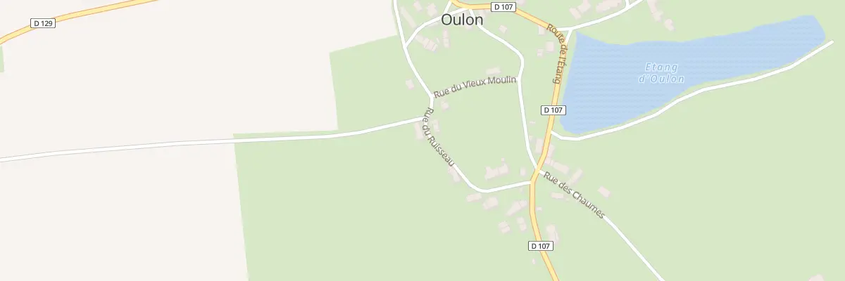 Plan du 38 Le Bourg à Oulon