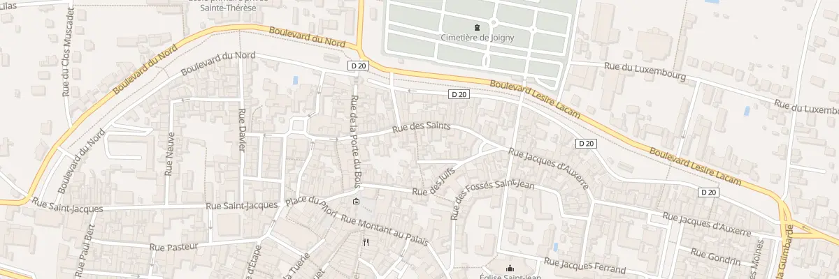 Plan du 32 Rue de la Grosse Tour à Joigny